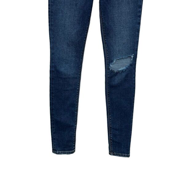 Hudson Women's Size 25 Dark Wash Natalie Super Skinny Jeans - Picture 4 of 10